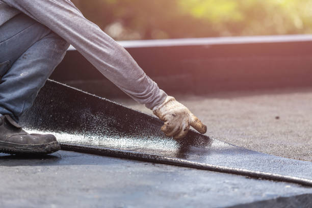 Professional Emergency Waterproofing technician working in Dola, OH